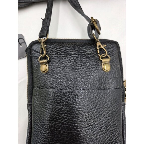 Leather Crossbody Small Purse Phone Case Zebra Print German Fuentes With Tags - Picture 4 of 9